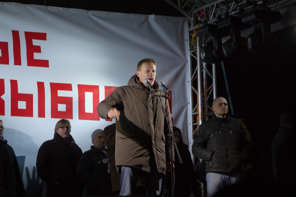 Митинг на Пушкинской площади Алексей Навальный