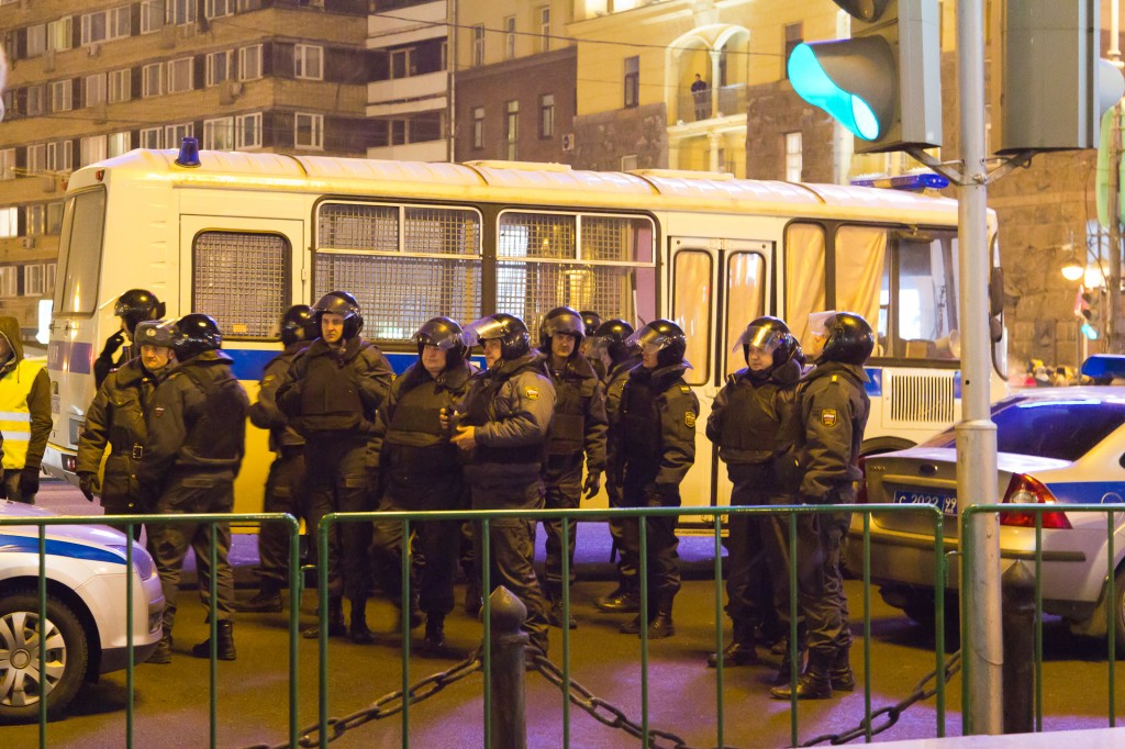 Митинг на Пушкинской площади полиция