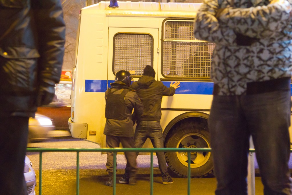Митинг на Пушкинской площади задержания