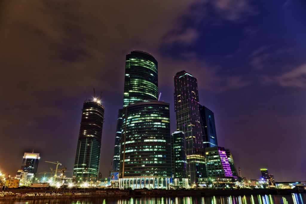 Москва-сити HDR