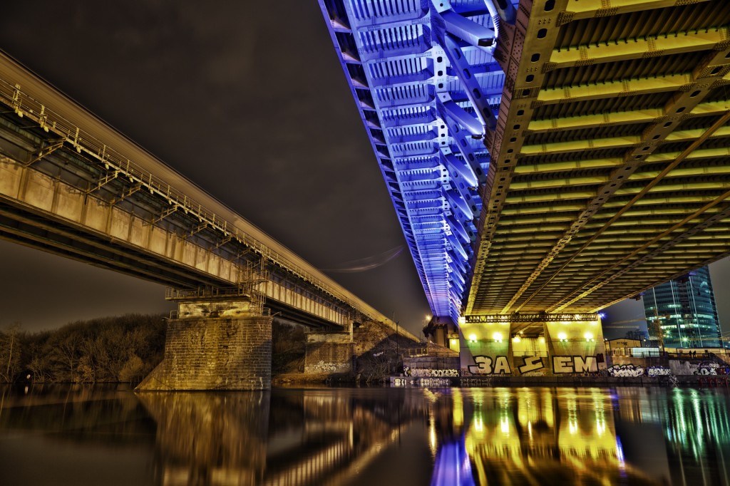 Дорогомиловский автодорожный мост HDR