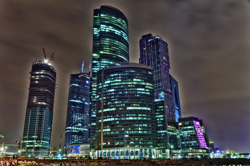 Москва-сити HDR